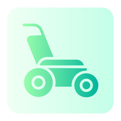 lawn mower gradient icon