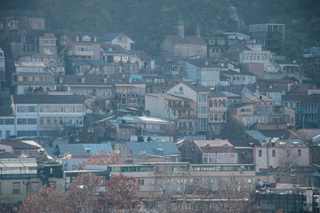 panorama of the Tbilisi city