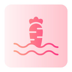 carrot gradient icon