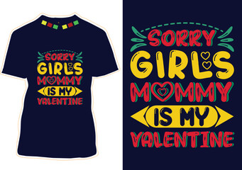 Happy Valentine's day t-shirt design
