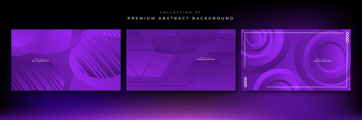 purple geometric shapes abstract modern technology background design. Vector abstract graphic presentation design banner pattern wallpaper background web template.