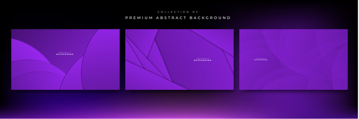 Abstract purple geometric shapes vector technology background, for design brochure, website, flyer. Geometric purple geometric shapes wallpaper for poster, certificate, presentation, landing page