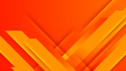 Dark orange geometric shapes abstract background geometry shine and layer element vector for presentation design. Suit for business, corporate, institution, party, festive, seminar, and talks.