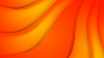 Abstract orange geometric shapes background. Vector illustration abstract graphic design banner pattern presentation background wallpaper web template.