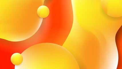 orange geometric shapes abstract modern technology background design. Vector abstract graphic presentation design banner pattern wallpaper background web template.