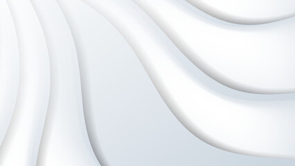 Minimal white grey geometric shapes abstract modern background design. Design for poster, template on web, backdrop, brochure, website, flyer, landing page, presentation, certificate, and webinar