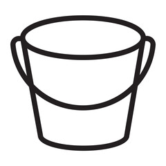 bucket line icon © abdul