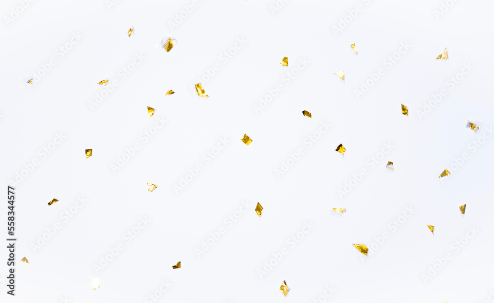 Poster abstract golden confetti pattern for celebration design background