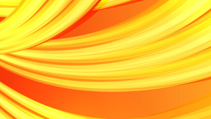 Abstract colorful orange gradient 3d wave curve banner background