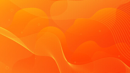 Minimal orange geometric shapes abstract modern background design. Design for poster, template on web, backdrop, banner, brochure, website, flyer, landing page, presentation, certificate, and webinar