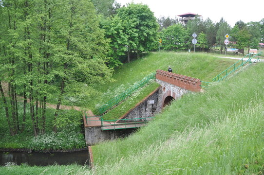 Akwedukt w Fojutowie, skrzyżowanie, rzek, Wielki, Kanał, Brdy, woda, architektura, 