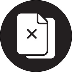 Obraz premium remove glyph icon