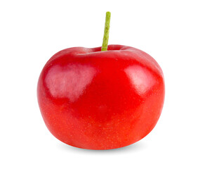 Barbados cherry, Ripe thai cherry on white background