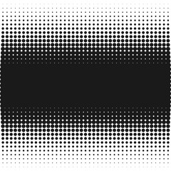 Horizontal Stripe Halftone Dot Texture Pattern