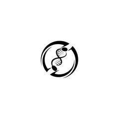 DNA vector logo collection. dna care logo designs simple modern for medical service