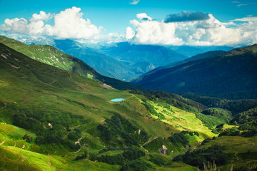 Fototapeta na wymiar Caucasus mountains. Abkhazia. Nature Landscape