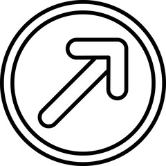 diagonal arrow icon
