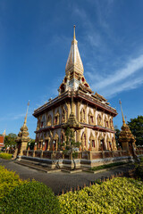 Fototapeta na wymiar Wat Chalong Thai Buddhist Temple Phuket Thailand