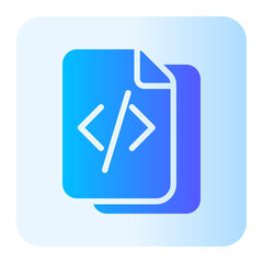 document gradient icon