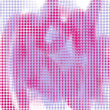 Abstract expressive scribbles and textured brush marks &ndash; hand-drawn pastel strokes, vibrant overlays and halftone effects for modern graphic design and visual compositions