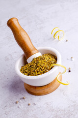 Seasoning lemon pepper