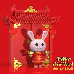 happy chinese new year 2023 instagram template