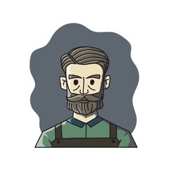 Professional avatars for job profiles or other avatars. people icons and vector illustration