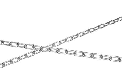 Foto op Plexiglas The metal chain png image © niphon