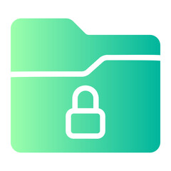 confidential gradient icon