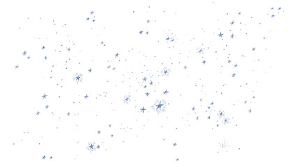 きらきらの星　グリッター　ラメ　手描き　星屑背景装飾イラスト