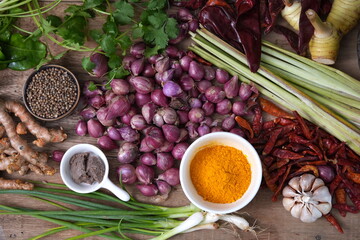 vegetables and spices