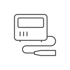 Concrete vibrator line outline icon