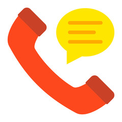 Communication Flat Icon