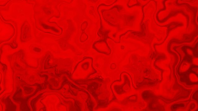 abstract water red color motion pattern liquid ,wavy silk fluid shiny motion texture smoke background