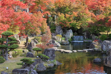 Fototapeta na wymiar 秋の日本庭園