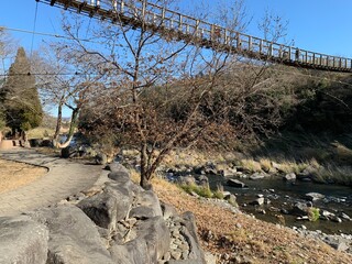 原尻の滝からの緒方川