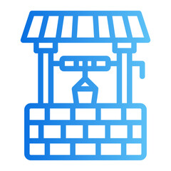 well gradient icon
