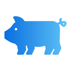 pig gradient icon