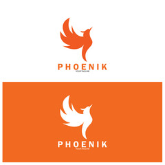 phoenix icon vector illustration template design