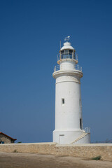 Fototapeta na wymiar Lighthouse with clear sky