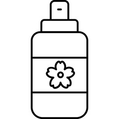Perfume bottle Vector Icon

