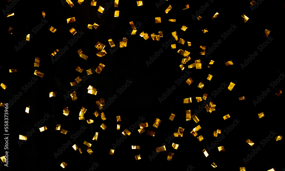 Poster abstract round confetti for luxury background and frame