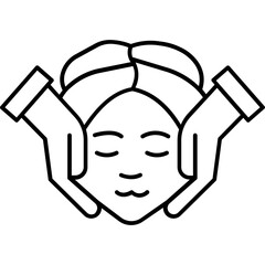 Face treatment Vector Icon

