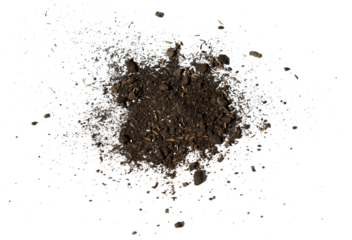 pile of brown soil