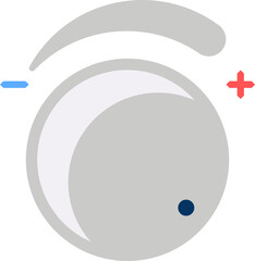 Regulator climate control flat icon