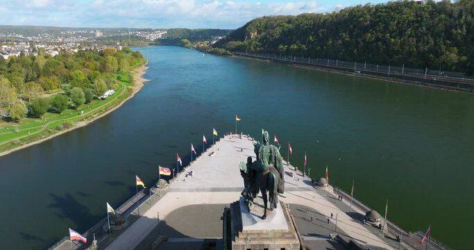 Deutsches Eck Koblenz River Mosel and Rhine