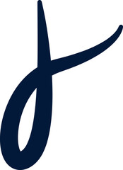 Ink drawn symbol flat icon