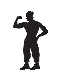 silhouette of a person