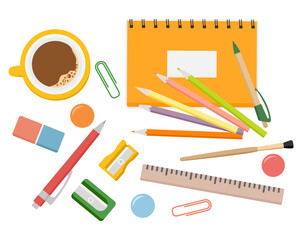 Stationery Set School Education Office Chancellery