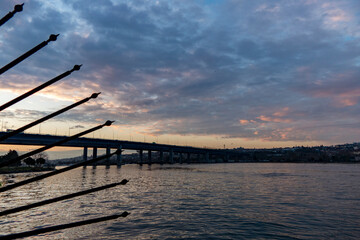 Fototapeta na wymiar Dramatic Sunrise Sky in Istanbul